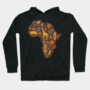 Africa's Essence Collage Hoodie